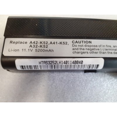 Asus X52J  K52J X52F. Batteria A31-K52 A42-K52 A32-K52